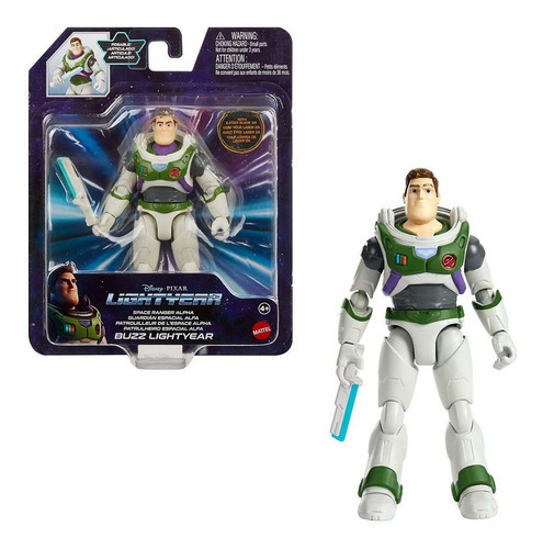 Figura De Juguete Disney Pixar Lightyear Buzz Traje Alpha