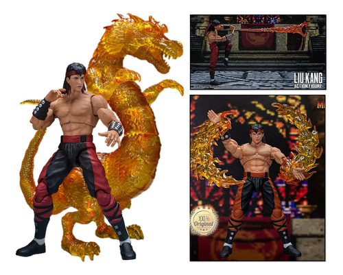Action Figure Liu Kang Mortal Kombat Exclusivo Boneco Storm 