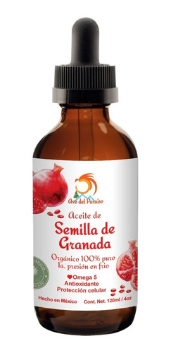 Aceite De Semilla De Granada Orgánico 120 Ml