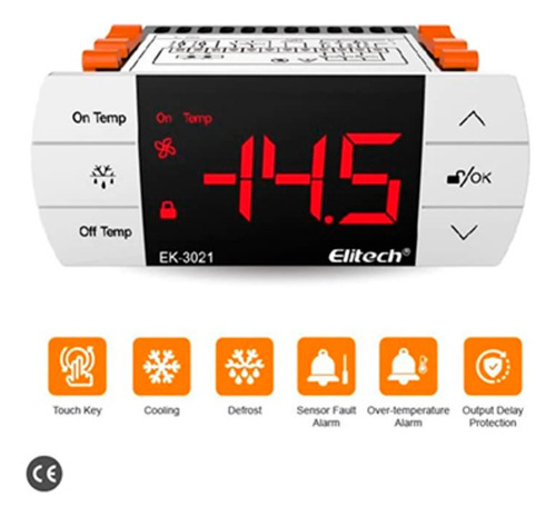 Controlador De Temperatura Tactil Digital Con Calibracion