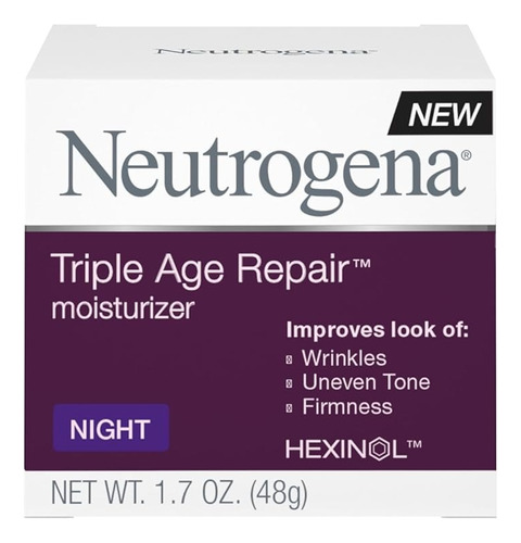 Neutrogena Triple Age Repair Hidratante Noche 1.7 Oz