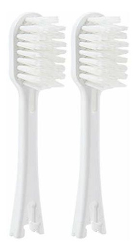 Ionpa Wide Replacement Brush Head - White, 2pcs-pack, Ionic 