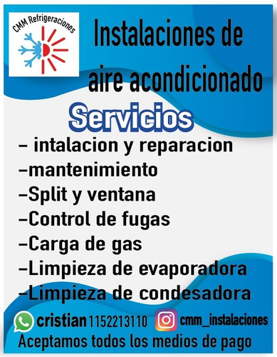 Imagen 1 de 1 de Reparaciones Heladera, Aires Acondicionado
