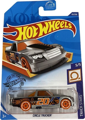 Circle Trucker Gris Hotwheels - Carro Para Pista