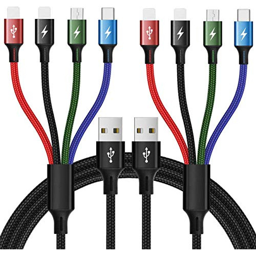 Cable De Carga Multi Usb De 4 Pies/1,2 M 4 A, Cable De ...