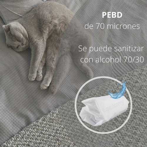 Cubrecolchon Impermeable 1 Plaza Funda Protectora 190x80