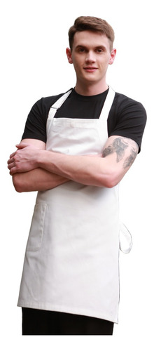 Pechera Chef/garzon Unisex Blanco