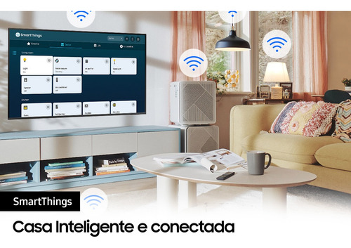 Smart Tv 50'' Crystal Uhd 4k 50cu8000 2023 Preta Samsung