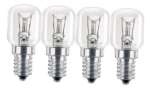 4 Uds E14 Lámpara De Horno Lámpara De Cristal De Sal