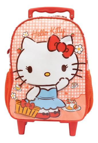 Mala Com Rodas 16 Hello Kitty R - 10860 - Artigo Escolar