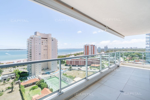 Imagen 9 de 30 de Moderno Apartamento De Tres Dormitorios Con Vista A Playa Mansa - Venta - Punta Del Este Mansa