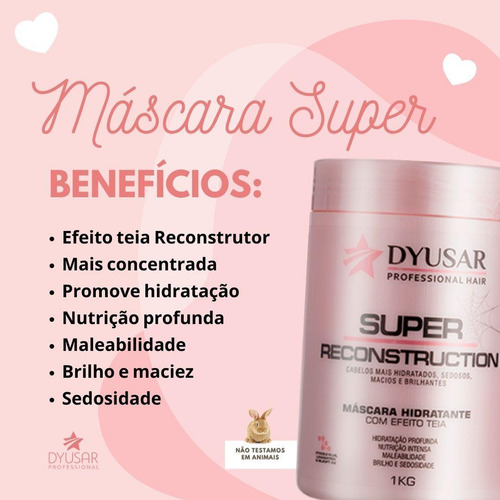 Kit Super Reconstrução E Cauterização Profissional Dyusar