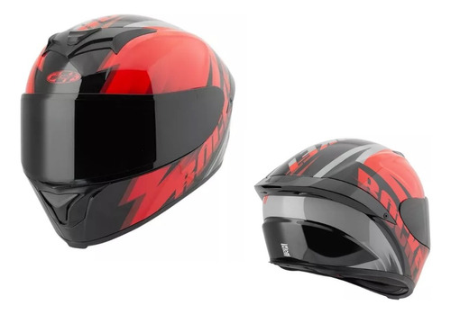 Casco Integral Joe Rocket Rkt100 Rojo/negro Motos.shop