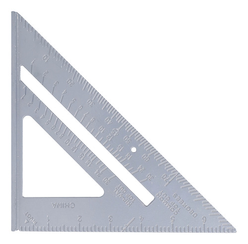 Regla Angular Para Carpintería, Aleación De Aluminio, 7 PuLG