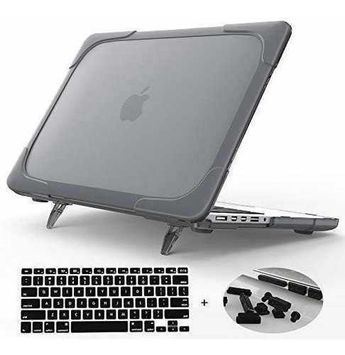 Funda Rígida Macbook Pro 15  Retina, Doble Capa (gris)