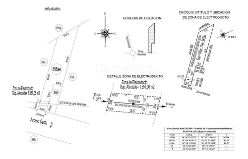 Imagen 12 de 12 de Terreno Fraccion En Venta Sobre Colectora Norte Acceso Oeste Luján, G.b.a. Zona Oeste