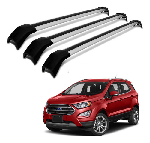 Travessa De Carro Prata - Ecosport 2016 Em Diante