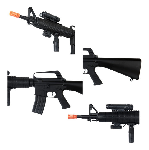 Airsoft Resorte M4 M16 A3 6mm Front Grip Xp