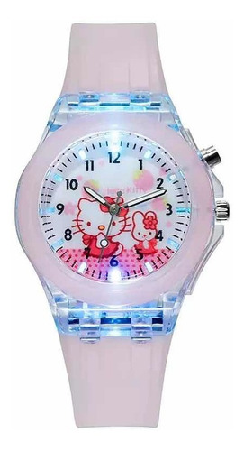 Reloj Importado Hello Kitty Y Sus Amigos Con Luz