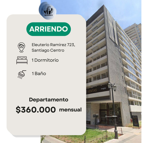 Arriendo Depto. Santiago -eleuterio Ramirez 723