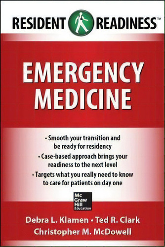 Resident Readiness Emergency Medicine, De Debra L. Klamen. Editorial Mcgraw Hill Education Europe, Tapa Blanda En Inglés
