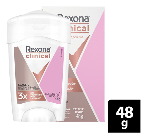 Desodorante Rexona Clinical Classic Women X 48g