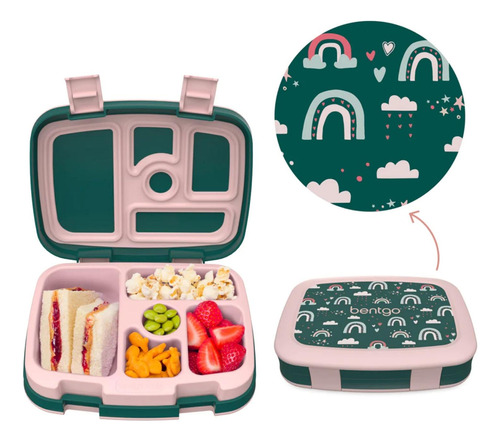 Lonchera Bentgo Kids Lunch Box - Arcoiris Verde