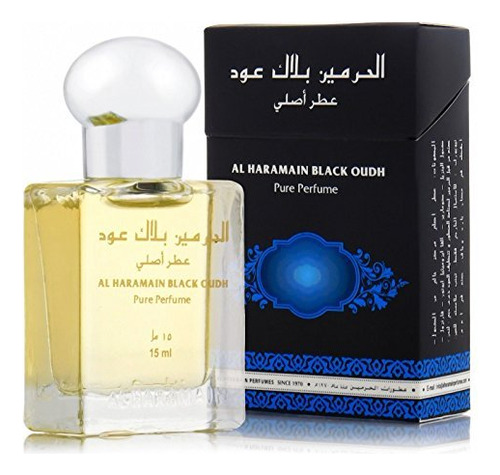 Perfume Al Haramain Black Oudh Cpo 12 Ml Para Hombre Y Mujer