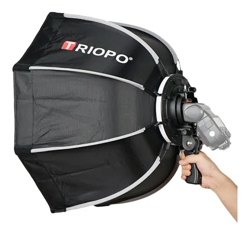 Softbox Octabox Triopo Para Speedlight 55cm Bowens