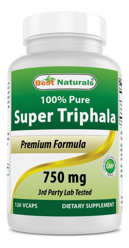 Best Naturals I Super Triphala I 750mg I 120 Veg Capsules