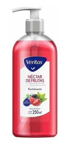 Veritas Jabón Líquido Néctar De Frutas Botella 250ml