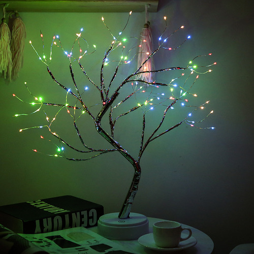 Luz Nocturna Led Pearl Tree Light Para Navidad Y San Valentí