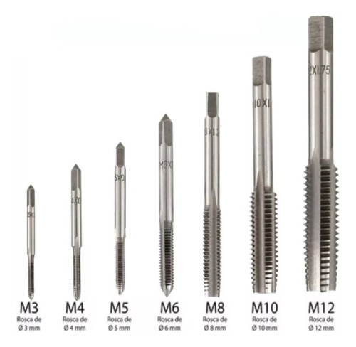 Jogo Kit De Macho Set 8pcs Profissional - Idea Do M3-a M12