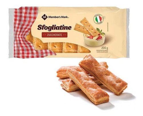 Biscoito Folhado Doce Italiano Para Sobremesas Torta Sorvete