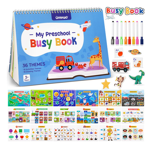 Montessori - Libro De Actividades De Aprendizaje Preescolar