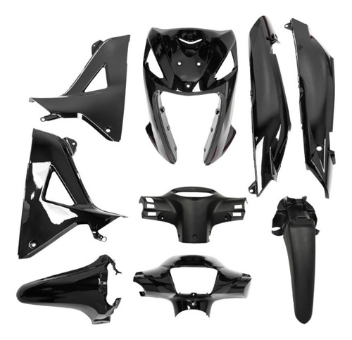 Kit De Plastico Completo Honda New Wave 110 2014-16 Mtc