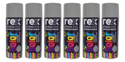 Pintura Spray Anticorrosivo 400ml Rex Pack 6 Unds