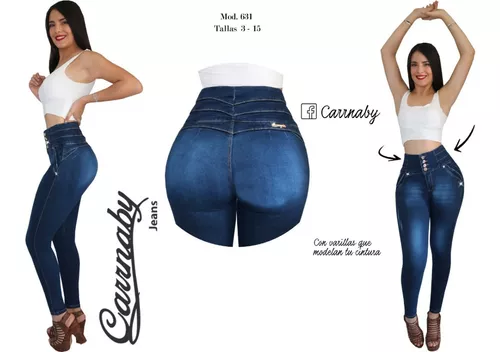 Pantalon Dama Push-up Corte Colombiano Carrnaby M631-1