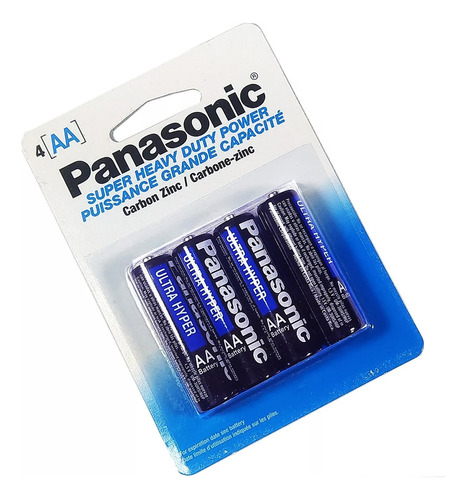 Caja De 48 Pilas Baterías Panasonic Aa 12 Paquetes