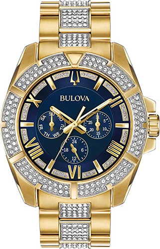 Bulova Cristales Phantom - Reloj De Cuarzo Multifunción De