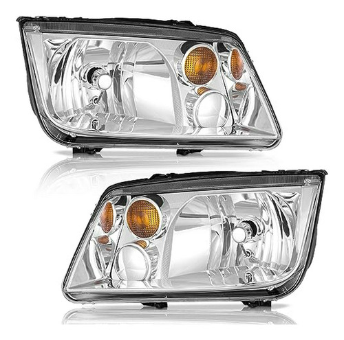 Faros Para Vw Jetta Mk4/bora 1999-2005, Montaje De Faros Par