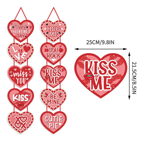R 2024 Con Tema Del Día De San Valentín Para Colgar En La Pu