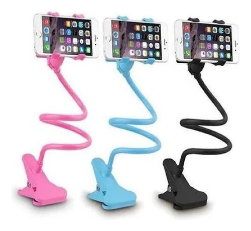 Base Soporte Flexible Pinza Para Celular Universal 360