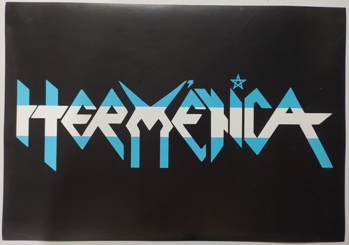 Poster Lamina Hermetica Heavy Argentino Laser Rock