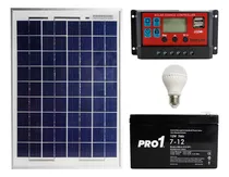 Comprar Kit Solar 10wp P\u002F Iluminación C\u002F 1 Lamparas Led P\u002Fvigilador
