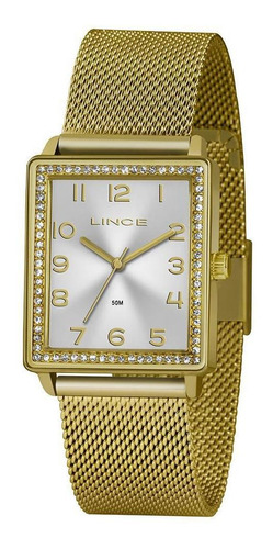 Relógio Feminino Analógico Lince Lqg4665l C2kx Dourado