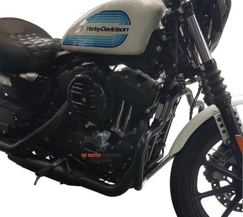 Harley Davidson Protetor Mustacher Preto Fosco 883 Iron 