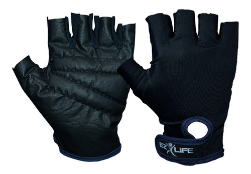 Guantes Fitness Ez Life Ciclismo Gym Entrenamient Pesas Azul