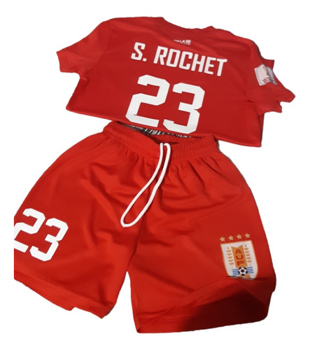 Camiseta Y Short De Niño Futbol Golero Rochet