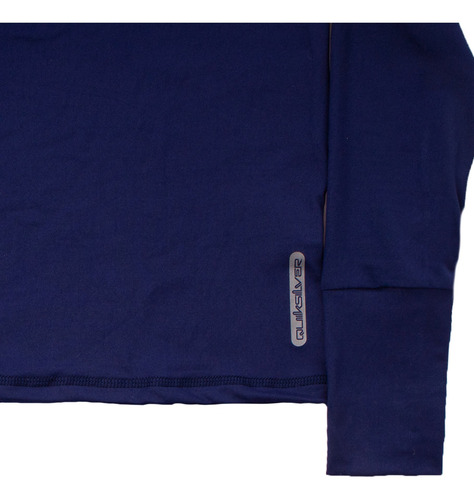 Imagen 4 de 5 de Remera Térmica Ml Snow Solid Layer (azul) Quiksilver Niños